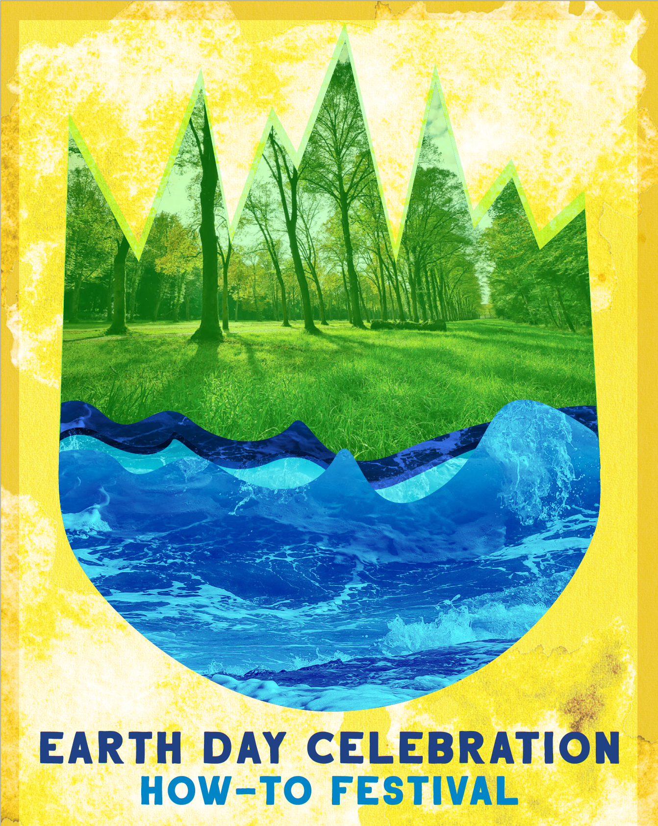 Earth Day Celebration postcard