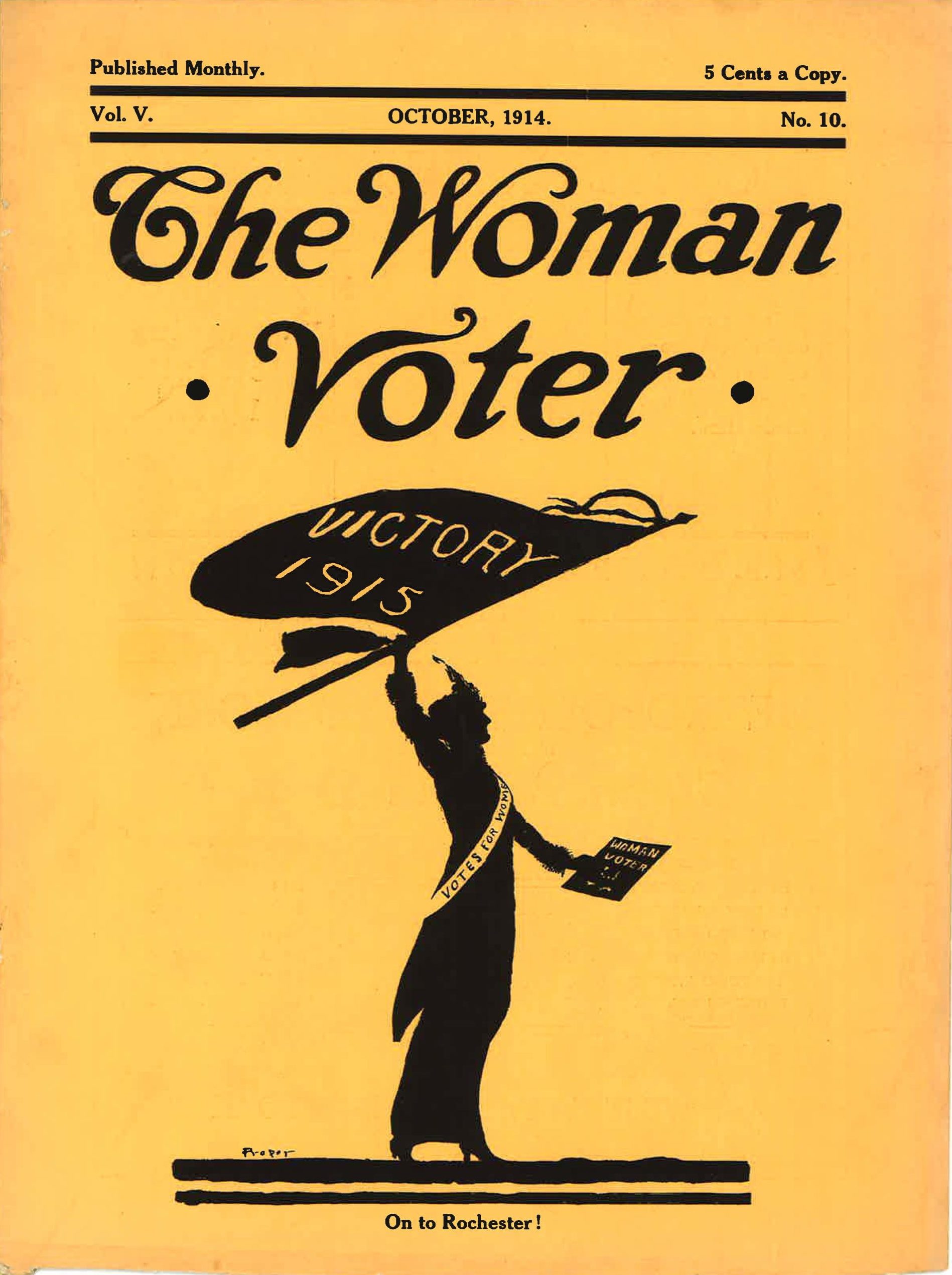 The Woman Voter publication cover