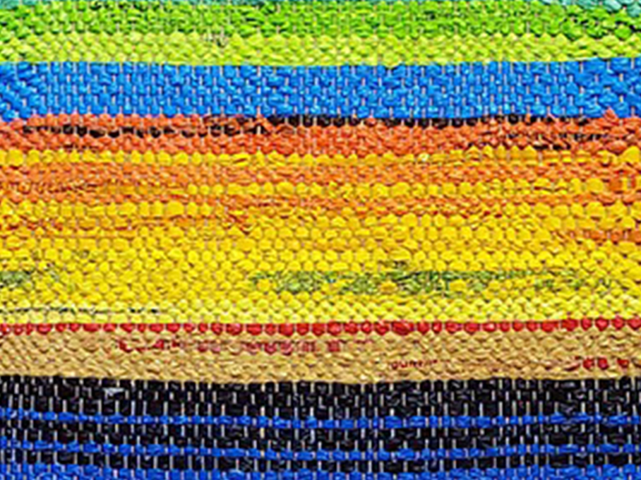 Detail of textile by Antonia Perez