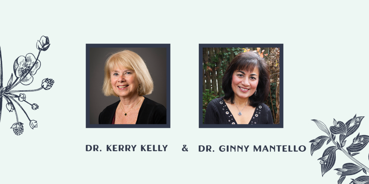 Headshot of Dr. Kerry Kelly and Dr. Ginny Mantello